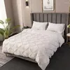 Bedding Sets High Quality 3D Pinch Pleated Duvet Cover Set 220x240 Solid Color Single Double Twin Quilt Comforter Covers