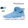 Jumpman 7 7s Chaussures de basket-ball pour hommes Barely Grape Chambray Afrobeats Quai 54 Sapphire Olive Pantone Citrus Bordeaux Cardinal Flint Raptors Trainers Sports Sneakers