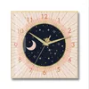 Horloges Murales Art Moderne Frane Horloge De Luxe Grande Taille Chambre Design Pour La Maison En Métal