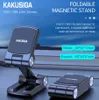 Folding Magnetic Car Mount Holder Stark pålitlig bärande för iPhone-smartphone med detaljhandeln