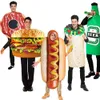 Theme Costume Adult Hamburger Costume Dog Purim Costume Pizza Costume Lobster Cosplay Bacon Men Carnival Costumes Banana 230410