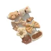 Hair Accessories Children s Plush Clip Autumn and Winter Little Girls Side Barrettes Cute Baby Headwear Hairpins 231109