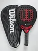 Racchette da tennis Racchetta da tennis paddle Professionale Soft Face Fibra di carbonio Soft EVA Face Paddle Tennis Attrezzatura per racchetta sportiva con copertura 231109