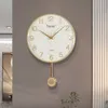 Väggklockor lyx kreativ klocka vardagsrum mode enkelt modernt sovrum fancy elegant tyst konst reloj Pared Home Decor