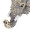 Decorazioni da giardino 3 pz/set Simpatico Elefante Figurine In Possesso di Bambino Artigianato In Resina Arredamento Per La Casa Regalo Amore Materno Figure di Animali