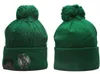 Men's Caps Celtics Beanies Boston Beanie Hats All 32 Teams Knitted Cuffed Pom Striped Sideline Wool Warm USA College Sport Knit Hat Hockey Cap for Women's A2