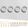 Clocks Accessories 4 Sets Clock Wooden Hands Pointers Wear-resistant Parts Professional Decor Accessory Decorative Variety Sturdy