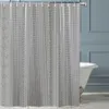 Shower Curtains Modern transparent Waterproof 3D Curtain Bathing Sheer For Home Decoration Bathroom Accessaries Douchegordijn 12 Hooks 230407