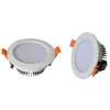 Luces abajo Luz LED empotrable de techo regulable 7W 9W 12W 15W 18W SMD 5630 Downlights LED Naturaleza cálida Blanco frío AC85-265V 12 LL