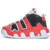 2023 UPTEMPOS Kids Chaussures Boys Boys Toddlers Sneakers Trainers More Tri-Color Pippen Total White Sunset Black Black Bulls Rythme Raygun Denim Girls Shoe