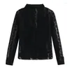 Женская блузская женская рубашка 2023 Черная бархатная кружева сексуальная топ -топ женский поклон