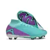 Buty piłki nożnej Mercurial Superfly IX Elite FG Cleats High Kids Football Boots Scarpe Calcio