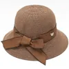Шляпы с широкими полями, летние женские банты, дорожная розетка, защита от солнца, большая повседневная кепка, соломенная шляпа, женская пляжная шляпа