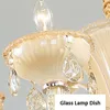 Chandeliers French Luxury Home Decoration Room Champagne White Chandelier European Villa El Hall Restaurant E14 Crystal Pendent Lights