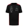 Мотоциклетная одежда 2023, гоночный костюм F1 последнего сезона, футболка с коротким рукавом, повседневная футболка с круглым вырезом, рабочая одежда для команды, может быть настроена Dhf7F