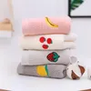 Handdoek katoenen kinderen zacht pluche bad bad baby schattig fruit gezicht comfortabel baden voor badkamer willekeurige 4 kleur