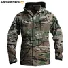 Mens Jackets M65 UK US Army Clothes Windbreaker Military Field WinterAutumn Waterproof Flight Pilot Coat Hoodie Five Colors 231110