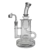 SAML Klein Bong Hookahs SOL Dab Rig Glass Recycler Smoking Flower Water Pipe Seed Of Life joint Size 14.4mm Thick Base PG3003(FC-Klein)