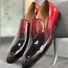 Nouveau classique hommes chaussures habillées couleur mixte en cuir verni chaussure formelle de luxe en cuir mocassins hommes mariage affaires fête chaussure grande taille 38-48 NO494