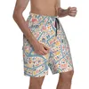 Men's Shorts Amsterdam City Map Sports Beach AmsterdamMen's