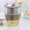 Ferramentas de chá de café infusor de malha de aço inoxidável de boa qualidade filtro reutilizável filtro de folha solta metal chás filtros de ervas especiarias fil dhgtw
