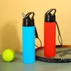 Water Bottles Outdoor Sports Kettle Silicone Folding Bottle Travel Cup Creative Drink