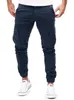 Pantalons pour hommes Pantalons cargo Hommes Joggers Pantalons décontractés Solid lti Poète Militaire Hommes Streetwear Maigre Taille Élastique Salopette Pantalon Tactique Z0410