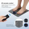 Foot Massager Electric EMS Foot Massager Pad Relief Pain Relax Feet Acupoints Massage Mat Shock Muscle Stimulation Improve Blood Circulation 231109