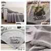 Decken Sublimation Blank Decke Grau Fleece Baby Wärmeübertragung Druck Schal Wrap Sofa Slee Drop Lieferung Hausgarten Heimtextilien Dhw3N