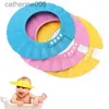 Shower Caps Safe Shampoo Shower Bathing Bath Protect Soft Cap Hat For Baby Wash Hair Shield Bebes Children Bathing Shower Cap Hat KidsL231118