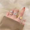 Cluster Rings ZOSHI 2pcs Couple Butterfly Set For Women Lover's Engagement Wedding Finger Ring Party Jewelry Adjustable Femme