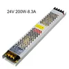 Lighting Transformers Tra Thin Led Power Supply Dc 12V 24V Lighting Transformers 60W 100W 150W 200W 300W 400W 500W Ac180-260V Driver F Dhkrq