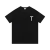 T-shirts Mens T Shirt Designer för män Kvinnor Skjortor Fashion Tshirt med bokstäver Casual Summer Short Sleeve Man Tee Woman Clothing Asian Si