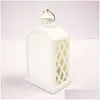 Kerstversiering Sublimatie Kerst Led-lantaarns Open haard Lamp Handlamp Dubbelzijdig voor huis- en buitendecoraties D Dhz8M