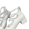 Nette schoenen Damesschoenen Balletschoenen Ronde kop Damesschoenen Plat Klassiek Leren gespontwerp Romeinse stijl schoenen Dames Enkel 231110