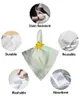 Table Napkin 4pcs Flower Zen Stones Bamboo Square 50cm Party Wedding Decoration Cloth Kitchen Dinner Serving Napkins