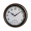 Wall Clocks Waterproof Wallwith Silent For Garden Indoor/Outdoor