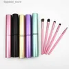 Make -up Pinsel Heillor 5pcs/Set Horse Hair Lyeshdow Make -up Pinsel Augenbrauen Pinsel Mischung Concealer Pinsel Eyeliner Pinsel Lippenbürste Kosmetik auch Q231110