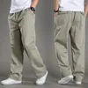 Pantaloni da uomo Cargo Primavera Abbigliamento da lavoro in cotone traspirante Pantaloni estivi da arrampicata casual di grandi dimensioni Pantaloni sportivi da uomo Pantaloni autunnali