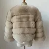 Pelliccia sintetica da donna KEJINYUAN Inverno Donna Cappotto vero e proprio Cappotti Giubbotti naturali Gilet di pelle calda 231109