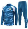 23/24 City Kids Man de Bruyne voetbaltrainingspakken GREALISCHE SUPPLEMETENT JAAD FOTTBALL TRAININGSPAK VASTE MAILLOT DE FOUNT Olympique Tracksuit voetbal Jogging 01