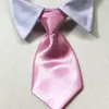 Dog Apparel Tie Cat Fake Collar Pet Formal Necktie Accessory Tuxedo Bow Solid Color Cute Adjustable For Wedding Accessories