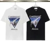 klassisk vit casa designer t shirt sommar kort ärm svan tryck casablanca kvinnor män tshirt par avion tee mens kläder