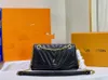 10A مصمم حقيبة سلسلة موجة جديدة pochette نساء المحافظ M56468 حقائب اليد الموضة Crossbody الخصر الكلاسيكية 2 قطع مجموعتين حقائب الكتف