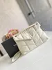 Luxury Lambskin axelväska Loulou Designer Bag Yslbag liten puffer i quiltat Nappa Leather Flap Handbag Stylish Civersatile Chain Crossbody Bag