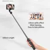 Selfie Monopods Selfie Stick Mini trípode plegable con fotografía Luz de relleno Mini inalámbrico Bluetooth 2022 Nuevo estilo para iOS Android Q231110