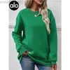 Desginer aloo Yoga Tops Damskie długi rękaw Top 2023 Autumn/Winter Orąek Szycie luźne sporty codzienne casuwear