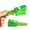 Crocodile vorm Wood Castanet Baby Instrument Cartoon Kind Musical Educatief Ratel Gift Montessori Educatief speelgoed