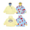 Jacken Kinderjacke 2023 Winter Cartoon Mode Reversible Mädchen Baumwolle Niedliche Sweatshirt Kleidung 231109