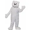 Halloween mignon ours polaire mascotte costumes de haute qualité dessin animé thème personnage carnaval unisexe adultes taille tenue de fête de Noël costume pour hommes femmes